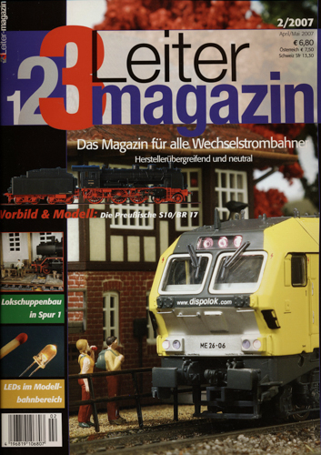   1-2-3-Leiter Magazin für Modellbahner Heft 2/2007 (April/Mai 2007). 