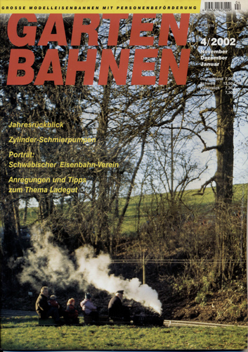   Gartenbahnen Heft 4/2002 (November/Dezember/Januar). 