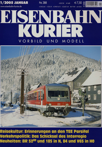   Eisenbahn-Kurier Heft Nr. 388 (1/2005 Januar). 