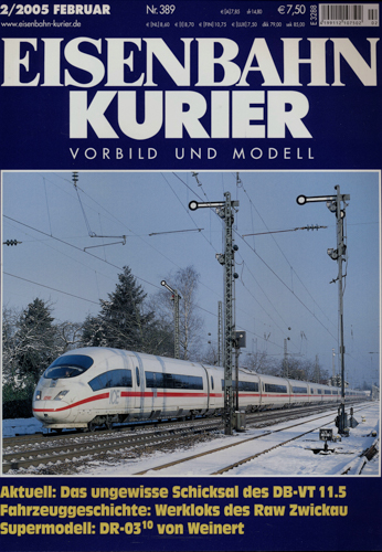   Eisenbahn-Kurier Heft Nr. 389 (2/2005 Februar). 