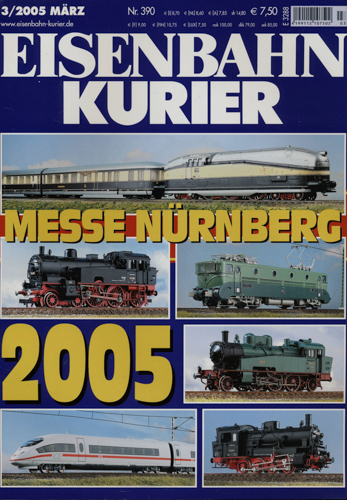   Eisenbahn-Kurier Heft Nr. 390 (3/2005 März). 