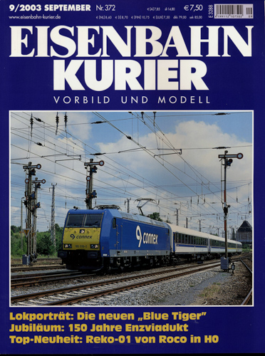  Eisenbahn-Kurier Heft Nr. 372 (9/2003 September). 