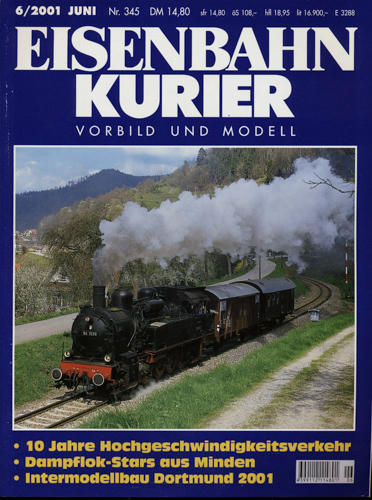   Eisenbahn-Kurier Heft Nr. 345 (6/2001 Juni). 