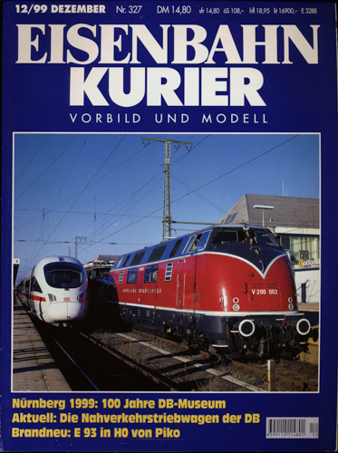   Eisenbahn-Kurier Heft Nr. 327 (12/1999 Dezember). 