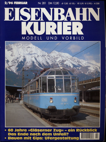   Eisenbahn-Kurier Heft Nr. 281 (2/1996 Februar). 
