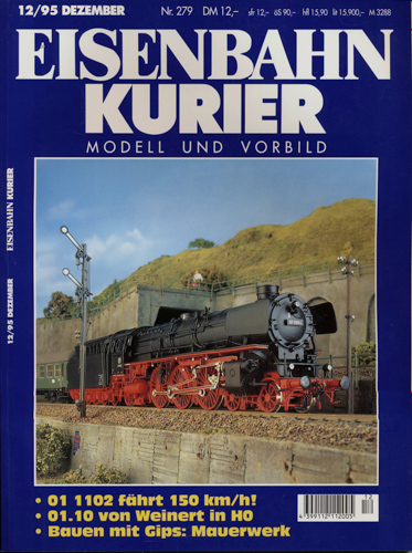   Eisenbahn-Kurier Heft Nr. 279 (12/1995 Dezember). 