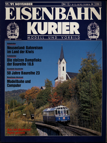   Eisenbahn-Kurier Heft Nr. 11/91 (November 1991). 