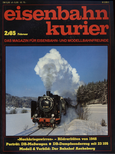   Eisenbahn-Kurier Heft Nr. 2/85 (Februar 1985). 