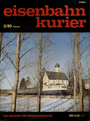   Eisenbahn-Kurier Heft Nr. 2/80 (Februar 1980). 