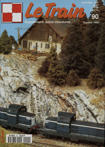   Le Train (supplément: autos miniatures) no. 90 (Octobre 1995). 
