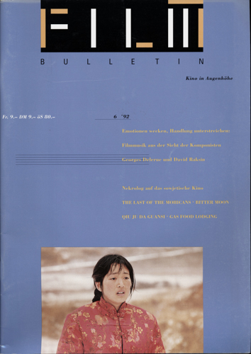   Film Bulletin. Kino in Augenhöhe Heft 6/92 (1992). 