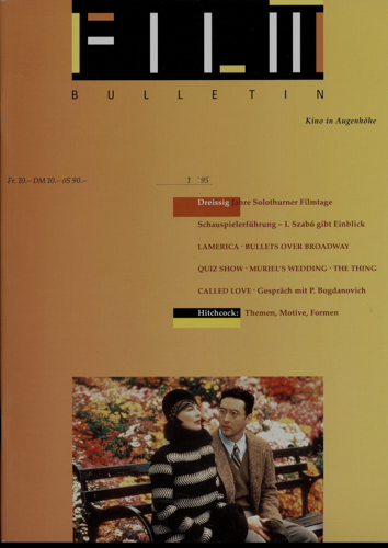   Film Bulletin. Kino in Augenhöhe Heft 1/95 (1995). 