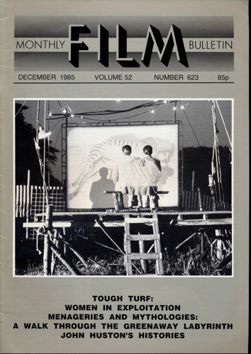   Monthly Film Bulletin No. 623 / December 1985 (vol. 52). 