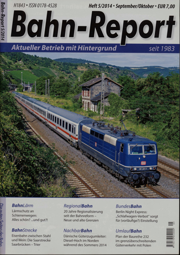   Bahn-Report. hier: Heft 5/2014. 