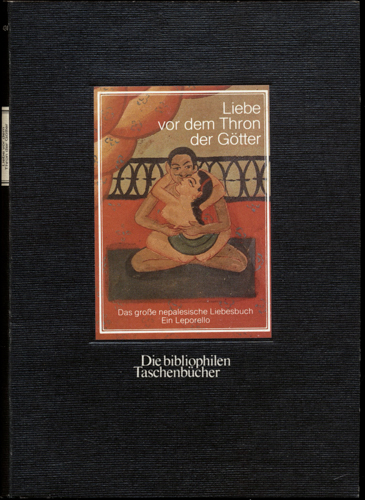 HAACK, Harald  Liebe vor dem Thron der Götter. Das grosse nepalesische Liebesbuch. Ein Leporello. 