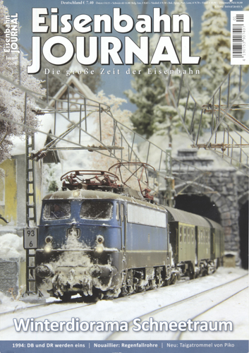   Eisenbahn Journal Heft Januar 2019: Winterdiorama Schneetraum. 