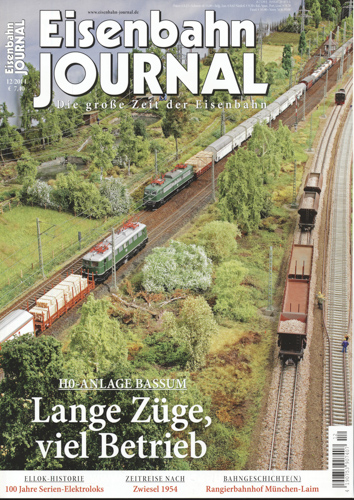   Eisenbahn Journal Heft 12/2014: Lange Züge, viel Betrieb: H0-Anlage Bassum. 
