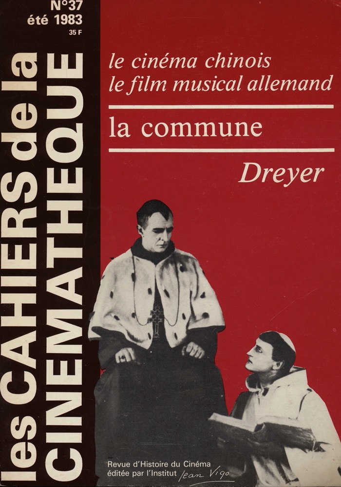   Les Cahiers de la Cinemathéque no. 37: La Commune. Le Cinéma Chinois/Le Film Musical Allemand. 
