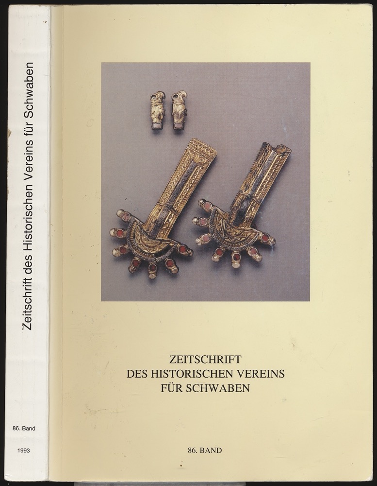 HISTORISCHER VEREIN FÜR SCHWABEN (Hrg.)  Zeitschrift des Historischen Vereins für Schwaben: 86. Band 1993. 