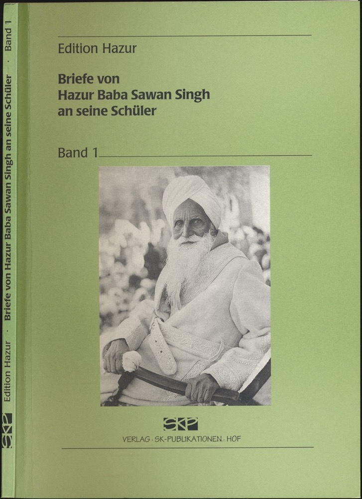HAZUR BABA SAWAN SINGH  Briefe von Hazur Baba Sawan Singh an seine Schüler. hier: Band 1 apart. 