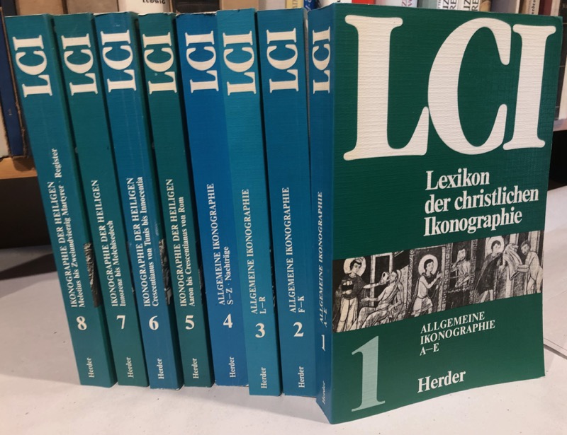 KIRSCHBAUM, Engelbert SJ (Hrg.)  Lexikon der christlichen Ikonographie. 8 Bände. 
