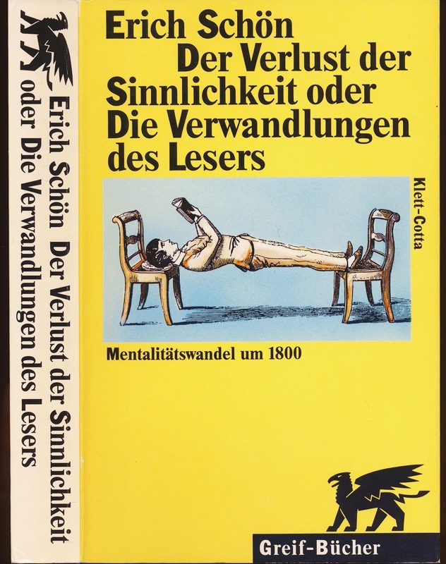 SCHÖN, Erich  Der Verlust der Sinnlichkeit oder die Verwandlungen des Lesers. Mentalitätswandel um 1800. 