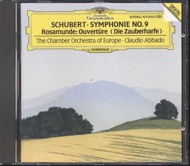 Claudio Abbado / The Chamber Orchestra of Europe  Schubert: Symphonie Nr. 9 / Rosamunde: Ouvertüre (Die Zauberharfe)  *Audio CD*. 