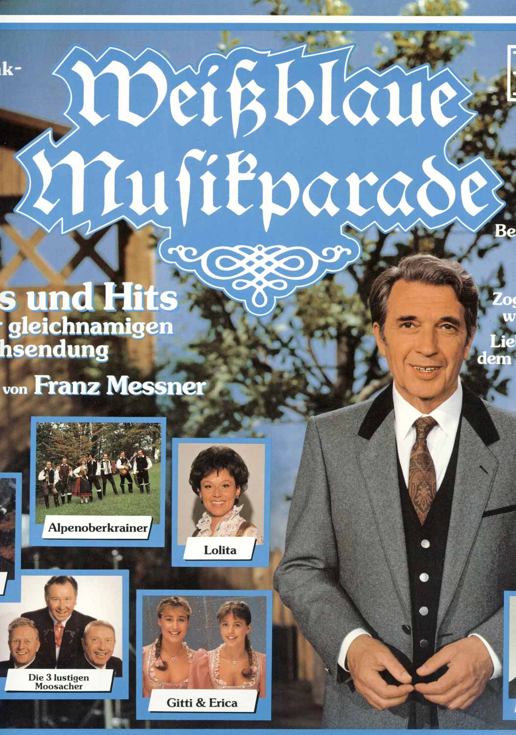 div.  Weißblaue Musikparade. Stars und Hits aus der gleichnamigen Fernsehsendung (407 029-596)  *LP 12'' (Vinyl)*. 