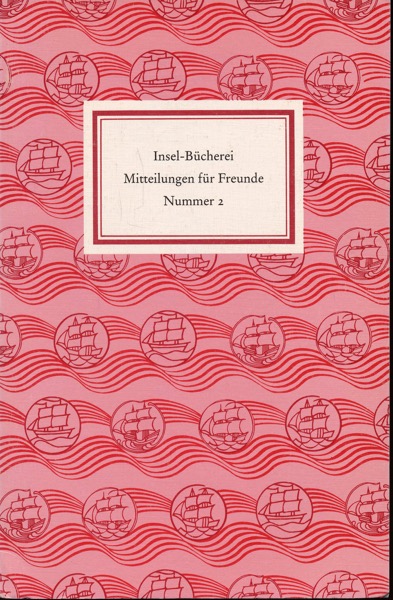 BÜHLER, Eugen / LENGEMANN, Jochen (Hrg.)  Insel-Bücherei. Mitteilungen für Freunde Nr. 2. 