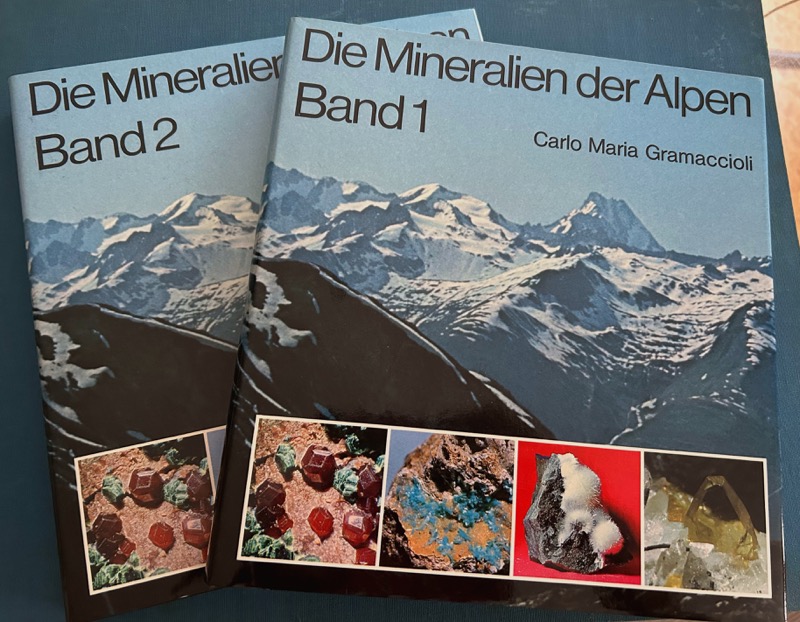 GRAMACCIOLI, Carlo Maria  Die Mineralien der Alpen. 2 Bde. (= kompl. Edition. 