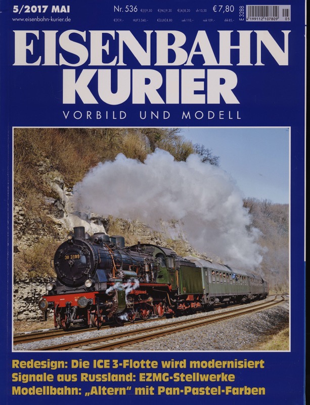   Eisenbahn-Kurier. Modell und Vorbild. hier: Heft Nr. 536 (5/2017 Mai). 