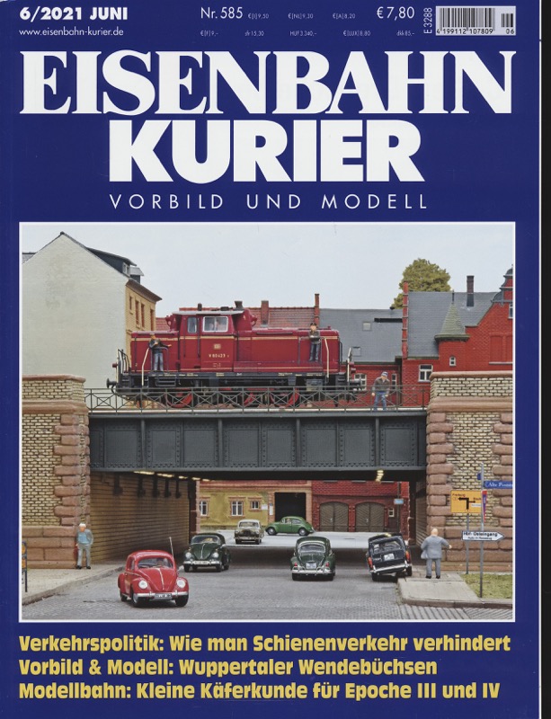   Eisenbahn-Kurier. Modell und Vorbild. hier: Heft Nr. 585 (6/2021 Juni). 
