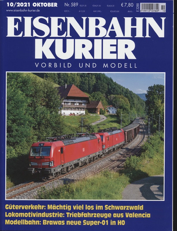   Eisenbahn-Kurier. Modell und Vorbild. hier: Heft Nr. 589 (10/2021 Oktober). 