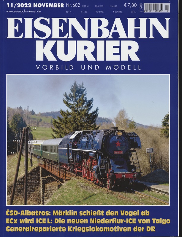   Eisenbahn-Kurier. Modell und Vorbild. hier: Heft Nr. 602 (11/2022 November). 