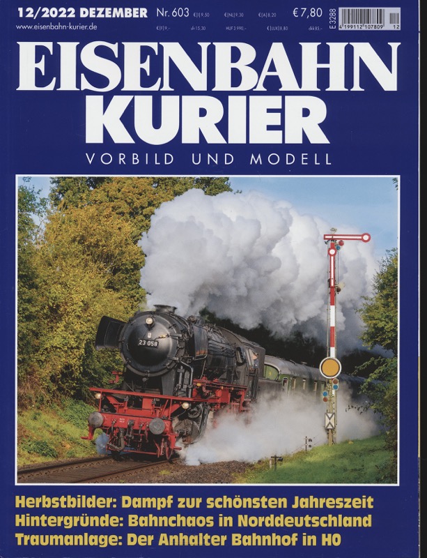   Eisenbahn-Kurier. Modell und Vorbild. hier: Heft Nr. 603 (12/2021 Dezember). 
