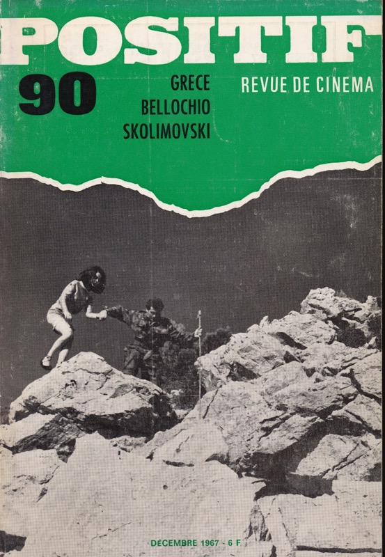   POSITIF. Revue de Cinéma no. 90 (Decembre 1967): Grece / Bellochio / Skolimovski. 