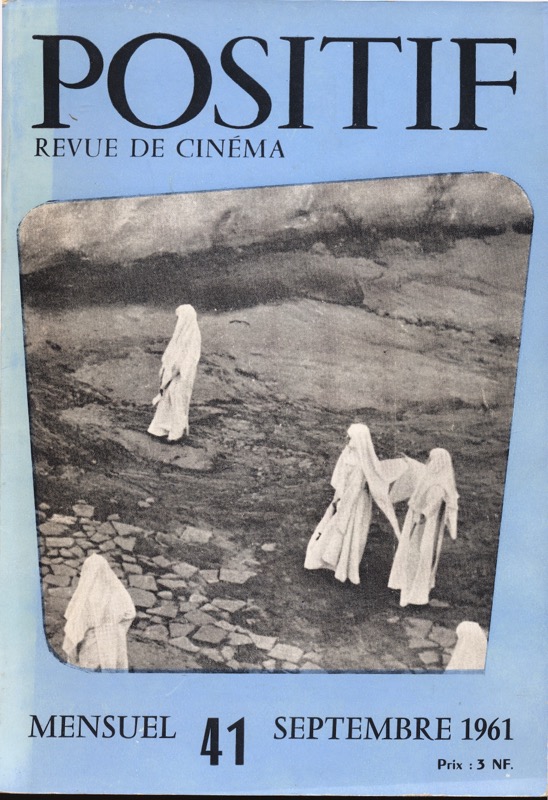   POSITIF. Revue de Cinéma no. 41 (Septembre 1961). 