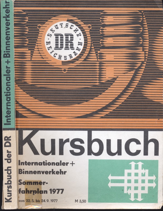 Kursbuchstelle der DR (Hrsg.)  Deutsche Reichsbahn: Kursbuch Internationaler + Binnenverkehr Sommerfahrplan 1977, gültig vom 22.05.1977 bis 24.09.1977. 