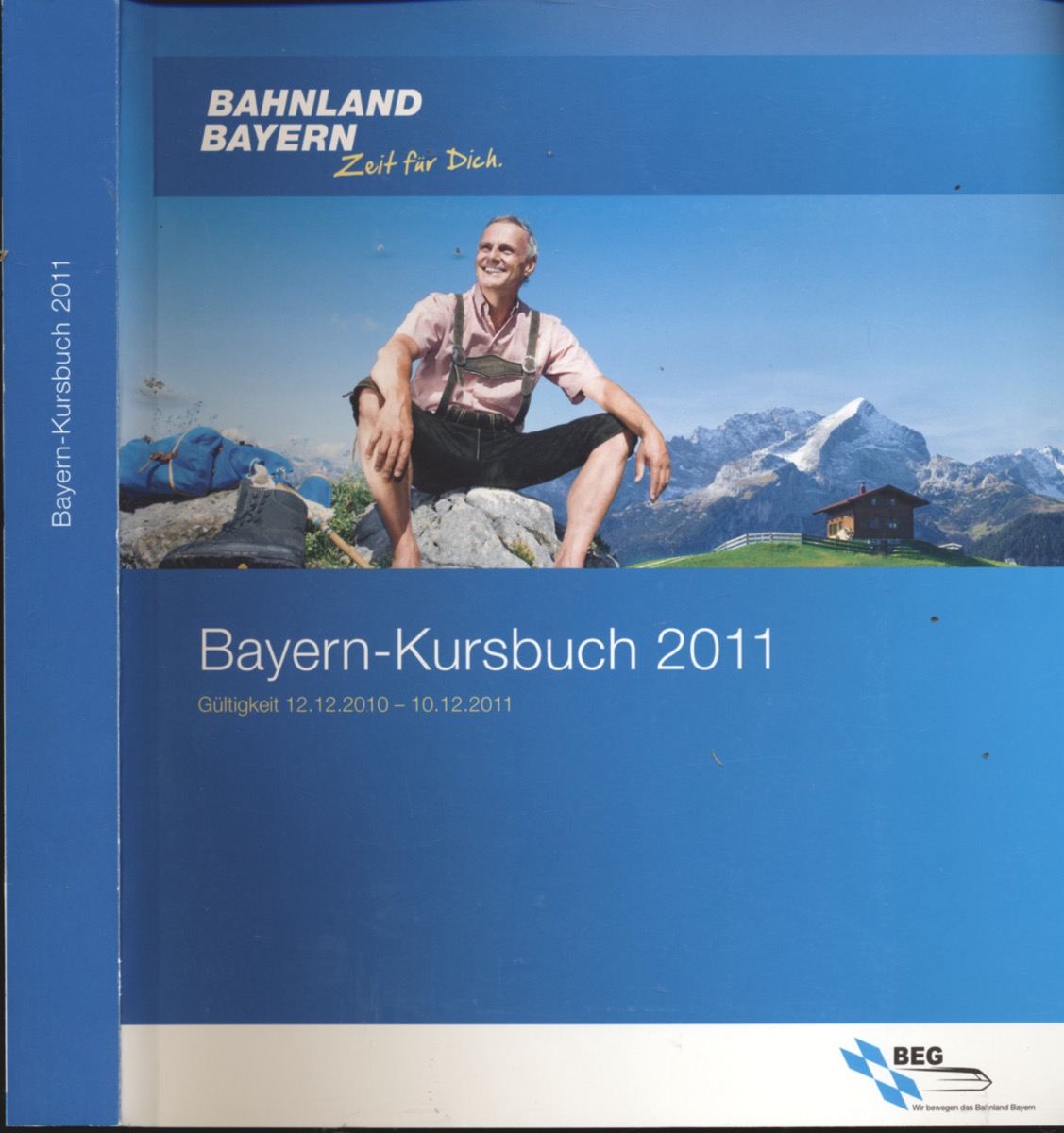DEUTSCHE BAHN (Hrg.)  Bayern-Kursbuch 2011, gültig vom 12.12.2010 -10.12.2011. 