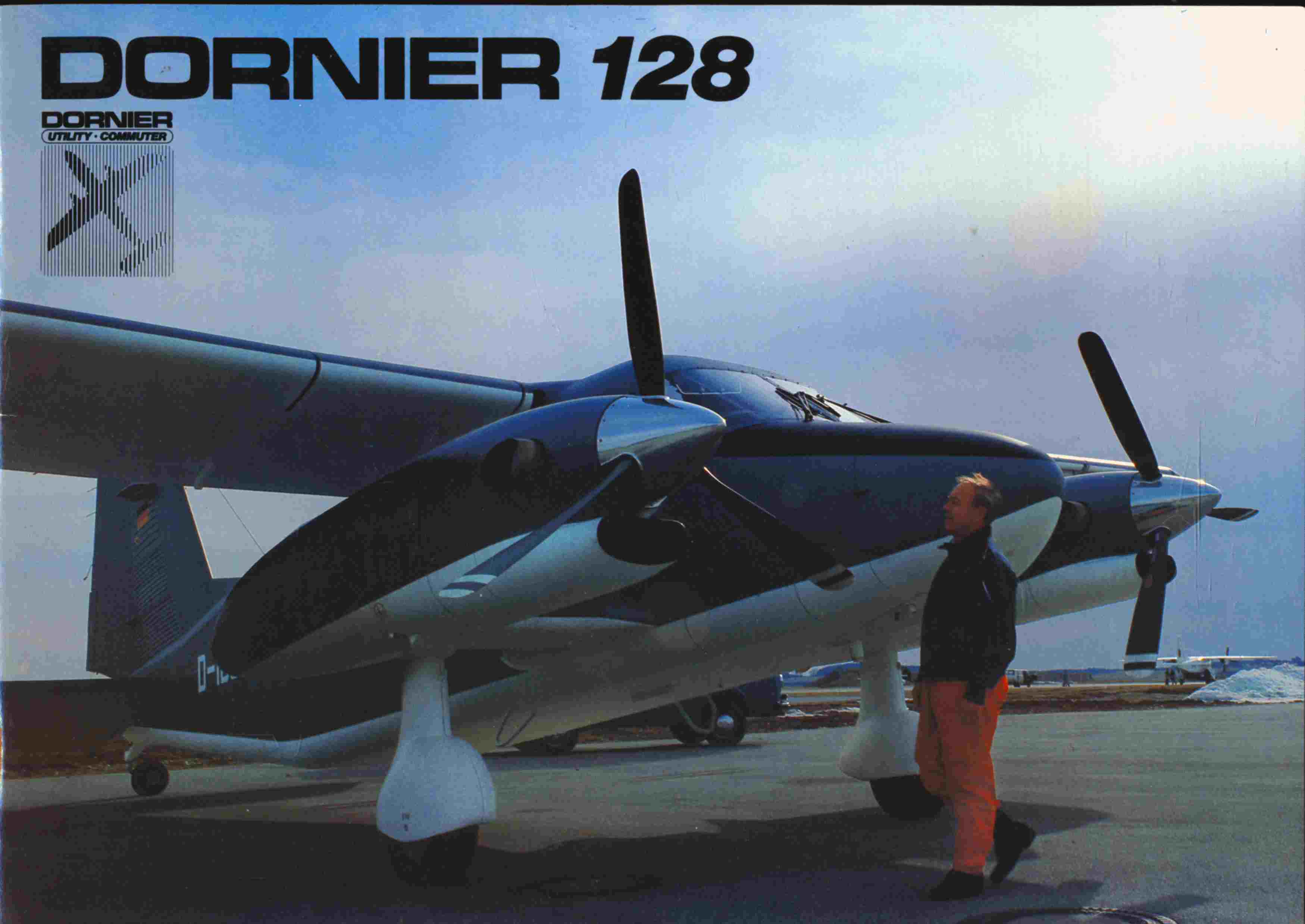 (DORNIER)  Dornier 128 Description Leaflet: design features, general characteristics, versions, performance (table). 