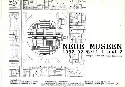 Paetz, Eberhard:  Neue Museen Teil 1+2. 1982  1992 ... 