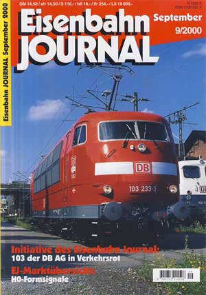   Eisenbahn JOURNAL. September. 9/2000. 