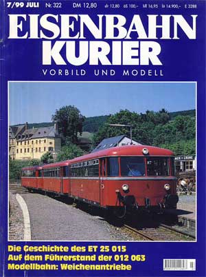   Eisenbahn Kurier. Vorbild und Modell. Heft Nr. 322. 