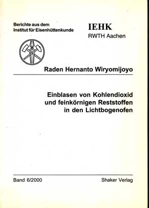 Wiryomijoyo, Raden Hernanto:  Einblasen von Kohlendioxid und feinkörnigen Reststoffen in den Lichtbogenofen. 