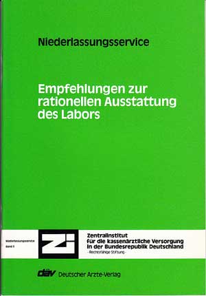 Haeckel, Rainer und Albert Rotzler:  Empfehlungen zur rationellen Ausstattung des Labors. 