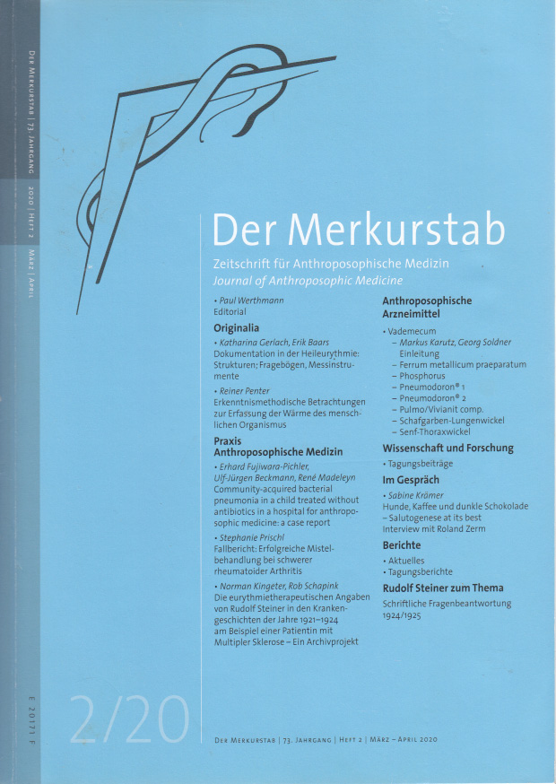 Werthmann, Paul:  Der Merkurstab - Zeitschrift für Anthroposophische Medizin. 