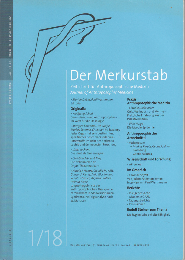 Debus, Marion und Paul Werthmann:  Der Merkurstab - Zeitschrift für Anthroposophische Medizin. 