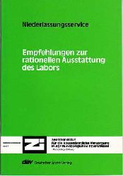 Haeckel, Rainer und Albert Rotzler:  Empfehlungen zur rationellen Ausstattung des Labors. 
