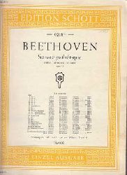 Beethoven:  Klaviersonate. Sonate Pathtique. C-moll. C minor. Ut mineur. Opus 13.Neuausgabe nach dem Urtext von Alfred Hoehn. 