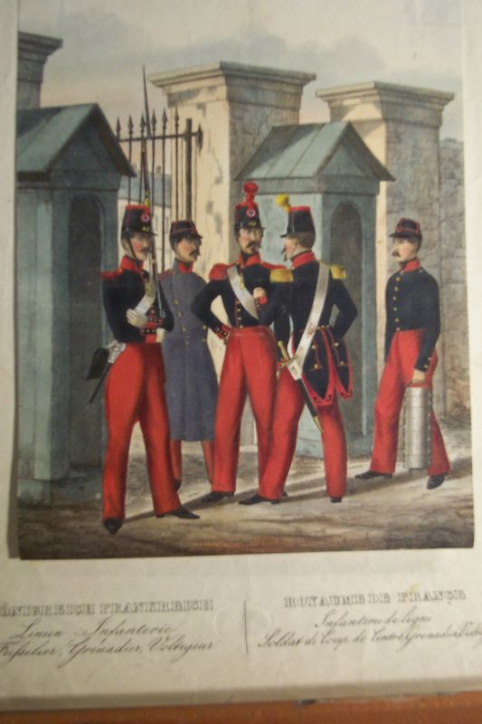 Uniformen KÃ¶nigreich Frankreich  Linien Infanterie-Fusselier/Grenadier/Voltigeur 